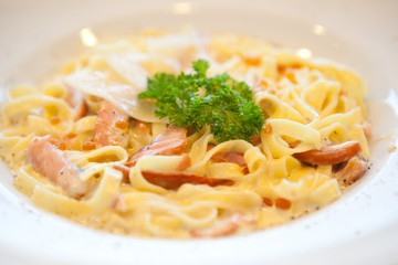 Seafood pasta