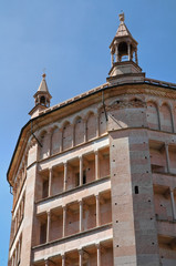 Baptistery. Parma. Emilia-Romagna. Italy.