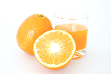 orange isolated on a white background .