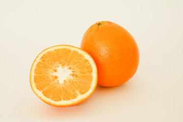 orange isolated on a white background .