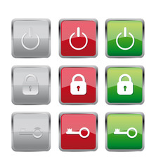 Power & Secure - ON - OFF Metall