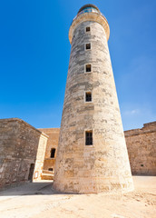 Fototapeta premium Tower of the lighthouse of El Morro in Havana