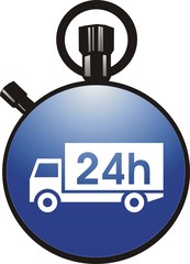 bouton chronomètre 24h