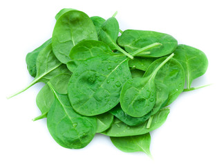 Baby spinach leaves