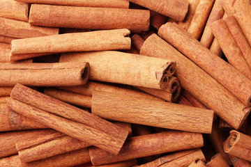 Cinnamon sticks closeup