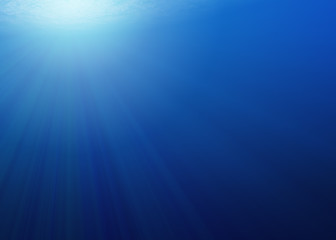 Underwater - Deep Blue Sea - XL
