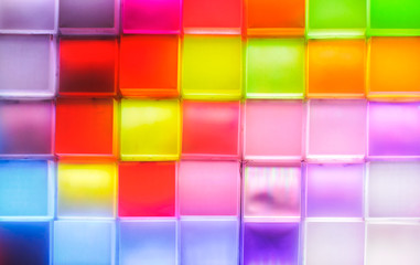 Colorful light wall