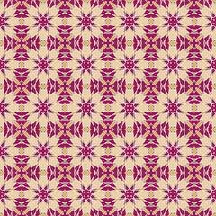Seamless colorful retro pattern background