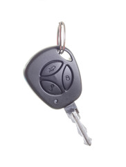 Car's key on white background