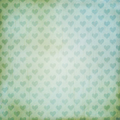 vintage background with hearts