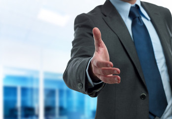 Business handshake