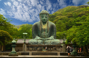 Naklejka premium Great Buddha of Kamakura