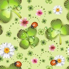 Tuinposter Naadloos patroon voor St. Patrick& 39 s Day © Merlinul