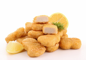 isolated heap of nuggets