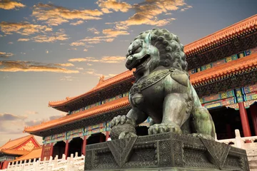 Foto auf Acrylglas Historisches Monument die verbotene stadt in peking