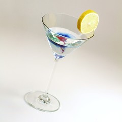 bunt gemixter Cocktail