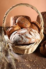 Brot im Korb
