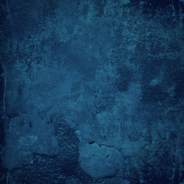 Blue Grunge Wall