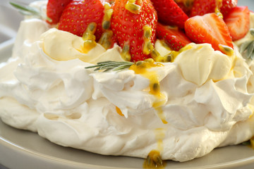 Strawberry Pavlova
