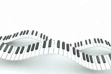 Naklejka premium piano