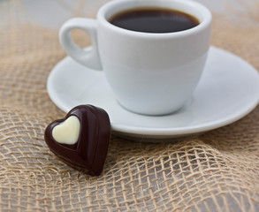 Coffee  and chocolate.