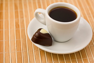 Coffee and chocolate.