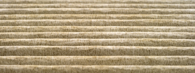 Dirty HEPA type air filter