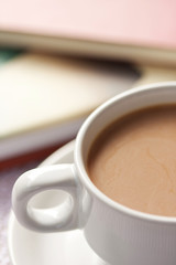 White cup coffee