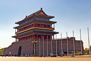 The Zhengyangmen Gatehouse. Beijing, China