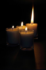 Romantic candle light