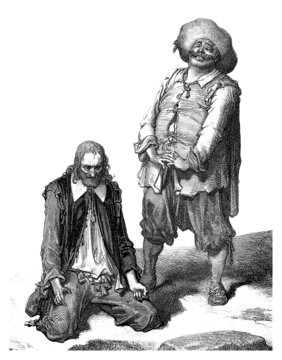 Don Quichotte - Sancho Panca