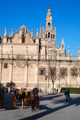 Obraz premium CATEDRAL DE SEVILLA, ANDALUCÍA, ESPAÑA