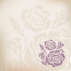Cards with roses