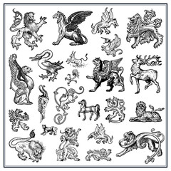 Heraldic beast collction
