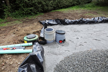 Installing Sand Filter Bed For Domestic Sewage