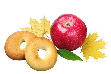 Apple and bagels