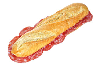 Bocadillo de salchichón.
