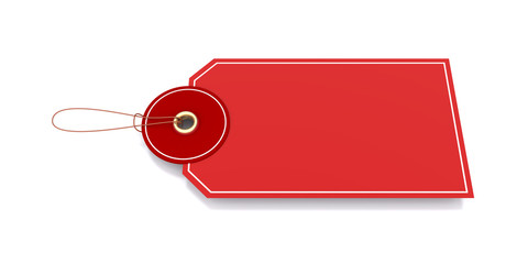 Red price tag