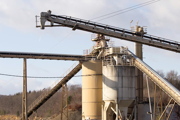 Obraz premium Fabrik Förderbänder