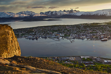 Tromso - Norwegia - obrazy, fototapety, plakaty