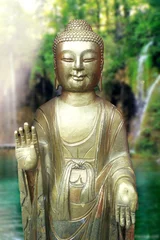 Rolgordijnen Golden Buddha © vali_111