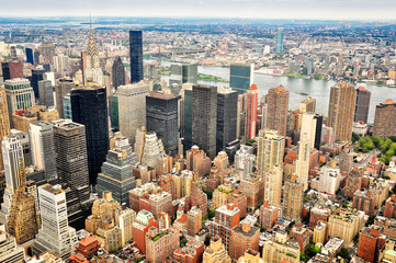 New York city skyscrapers skyline