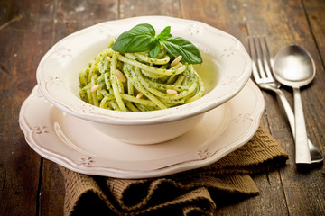 Pasta with pesto