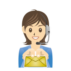 オペレーター 女 B IT メール