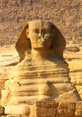 Fotobehang egypt sphinx and pyramid in Giza © Kokhanchikov