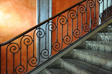 escalier et rampe