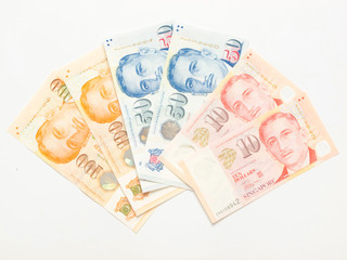 close up of a stack of money