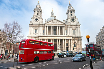 Fototapeta na wymiar St Paul Cathedral, London, UK.