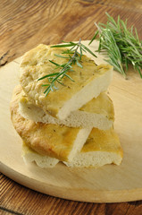 Focaccia with rosemary and olive oil © Stefano Neri