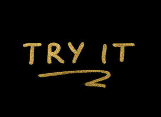 Try it text conception